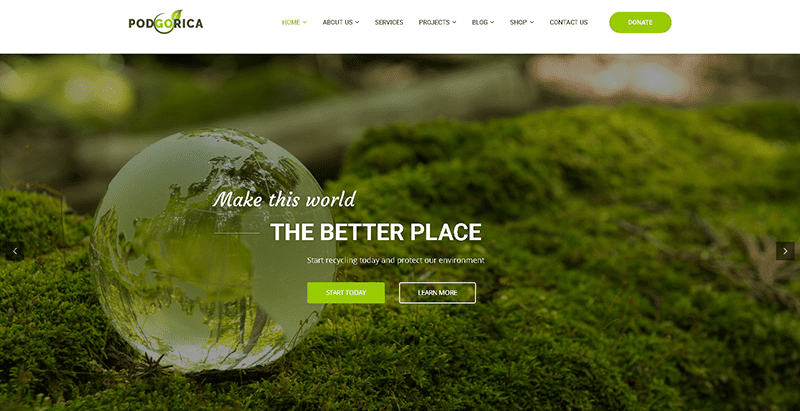 Podgorica themes wordpress creer site web organisation ecologique environnement ecosysteme Podgorica themes wordpress creer site web organisation ecologique environnement ecosysteme
