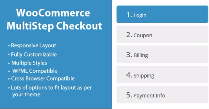Woocommerce multistep checkout wizard meilleurs plugins WordPress - Woocommerce multistep checkout wizard