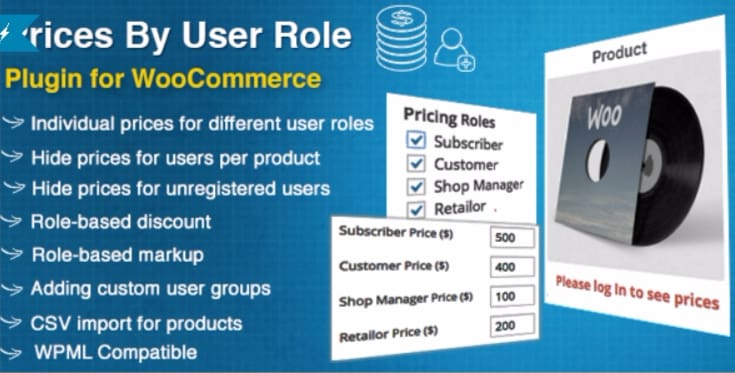 Woocommerce prices by user role Woocommerce prices by user role