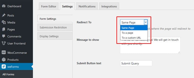 Formulaire de contact personnalise weforms formulaire de contact personnalise weforms.jpg