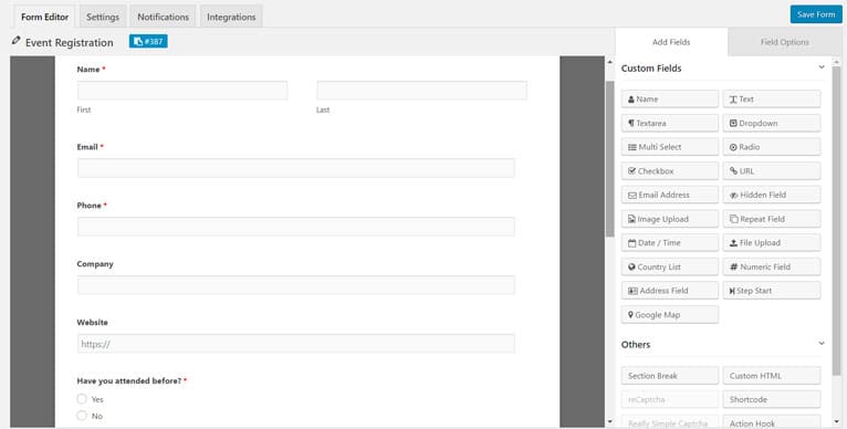 Formulaire denregistrement à un evenement weforms formulaire d'enregistrement à un evenement weforms.jpg