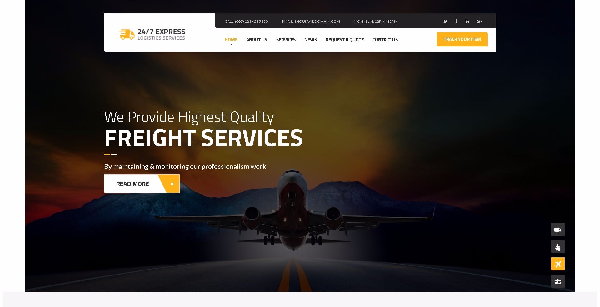 10 thèmes WordPress pour créer un site web d&rsquo;entreprise de logistique et transport