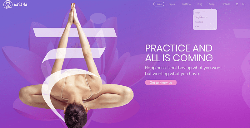 Aasana themes wordpress creer site web clinique sante hopital centre santé