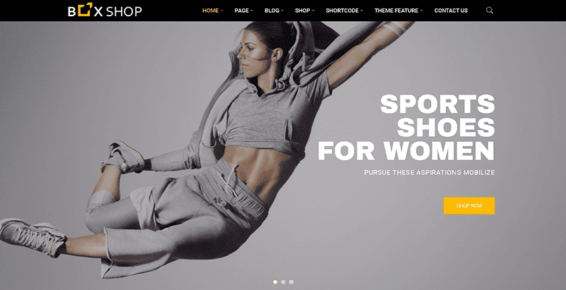 Boxshop themes wordpress creer site web ecommerce boutique en ligne marketplace