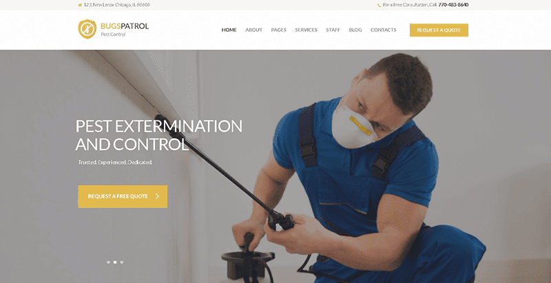 Bugspatrol themes wordpress creer site web entreprise Bugspatrol themes wordpress creer site web entreprise
