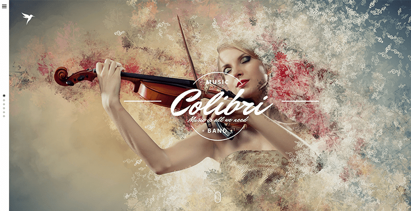 Colibri themes wordpress creer site internet photographe studio photo