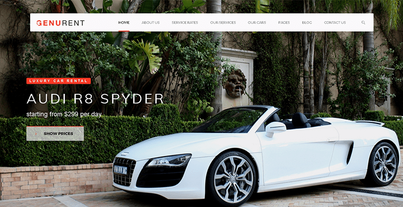 Genurent themes wordpress creer site web entreprise transport logistique fret thèmes WordPress de logistique - Genurent