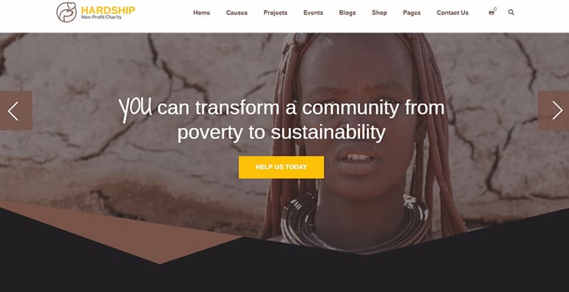 Hardship themes wordpress creer site internet organisation humanitaire ong mecene Hardship themes wordpress creer site internet organisation humanitaire ong mecene