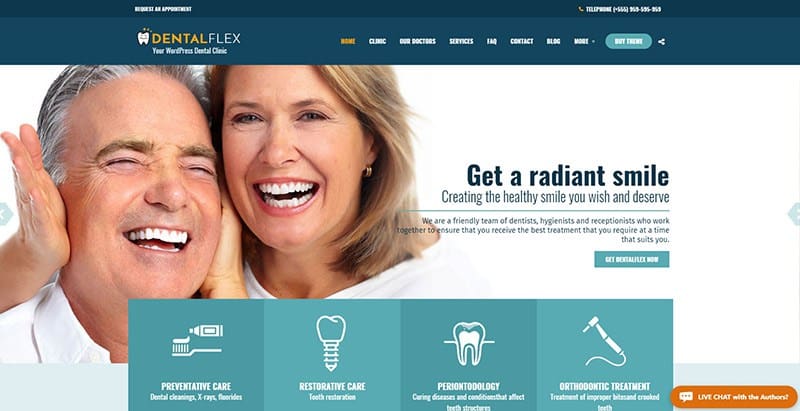 Healthflex themes wordpress creer site web medecin hopital centre sante clinique dispensaire