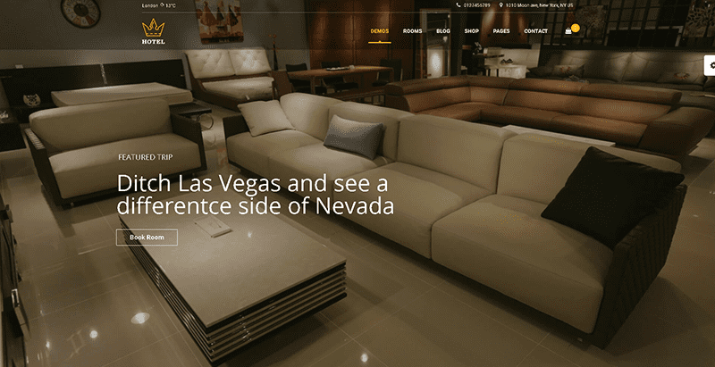 Hotelqueen themes wordpress creer site web hotel auberge motel voyages