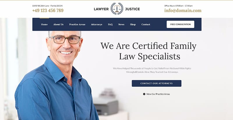 Lawyer justice themes wordpress creer site internet entreprise agence startup pme Lawyer justice themes wordpress creer site internet entreprise agence startup pme