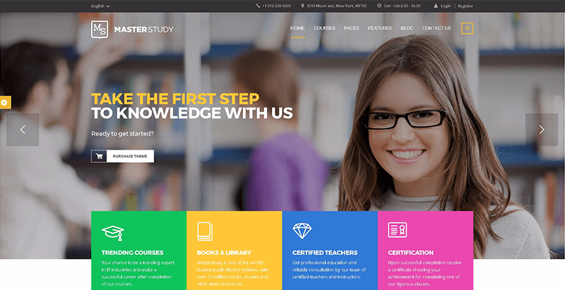 Masterstudy themes wordpress creer site web elearning education formation Masterstudy themes wordpress creer site web elearning education formation