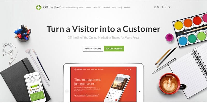 Off the shelf themes wordpress site internet vente ebooks librairie bibliothèque auteur maison edition