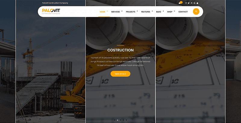 Palovit themes wordpress creer site web entreprise agence pme societe