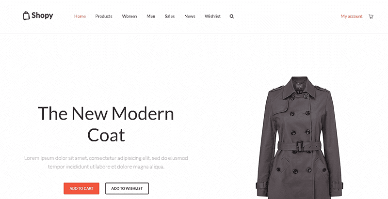 Shopy themes wordpress vendre produits internet boutique en ligne