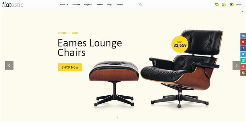 Flatastic themes wordpress creer site marketplace ecommerce