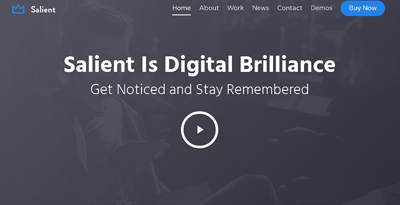 Salient themes wordpress creer site web entreprise