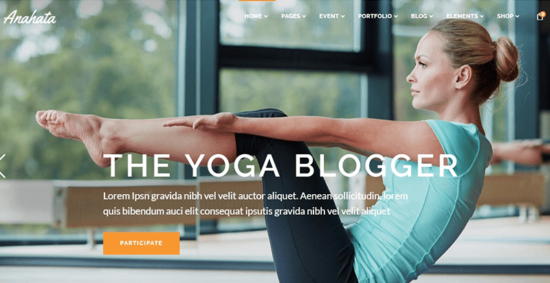 Anahata themes wordpress creer site web club fitness gym sport equipe