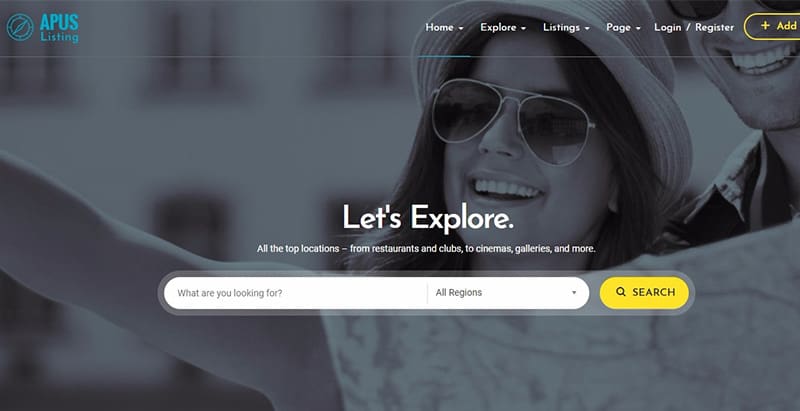 Apuslisting themes wordpress creer site internet entreprises immobilieres