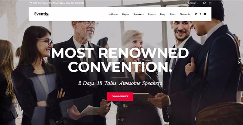 Evently themes wordpress creer un site internet entreprise agence evenementielle