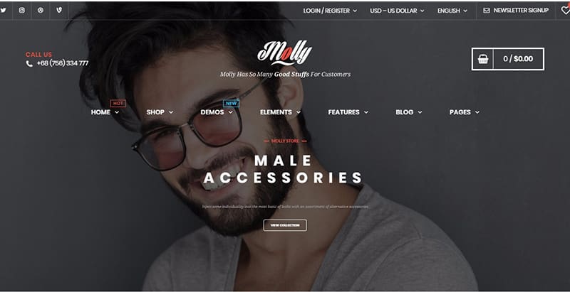 Molly themes wordpress creer site ecommerce boutique en ligne Molly themes wordpress creer site ecommerce boutique en ligne
