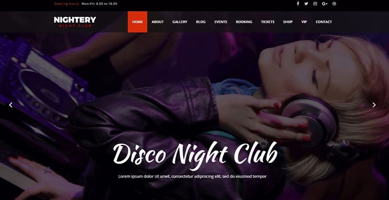 Nightery themes wordpress creer un site internet entreprise agence evenementielle Nightery themes wordpress creer un site internet entreprise agence evenementielle
