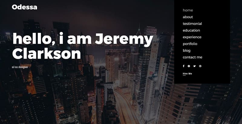 Odessa themes wordpress creer site web cv entreprise agence pme Odessa themes wordpress creer site web cv entreprise agence pme