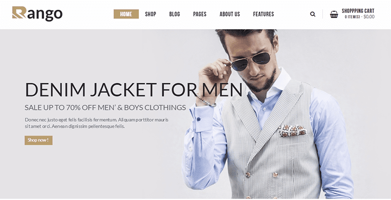 Rango themes wordpress creer boutique en ligne e commerce woocommerce Rango themes wordpress creer boutique en ligne e commerce woocommerce