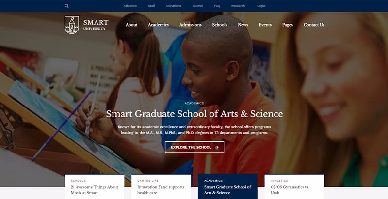 Smarty themes wordpress creer site internet educatif e learning