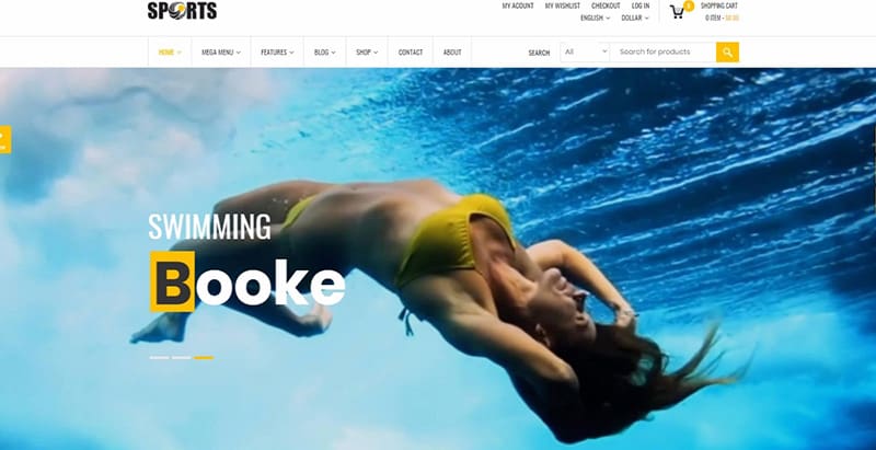 Sports themes wordpress creer site e commerce boutique en ligne store