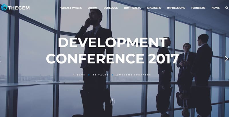 Thegem themes wordpress creer site internet entreprise startup agence pme