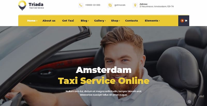 Triada themes wordpress creer site internet entreprise agence startup