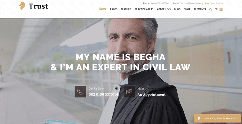 Trust themes wordpress creer site web internet entreprise pme startup