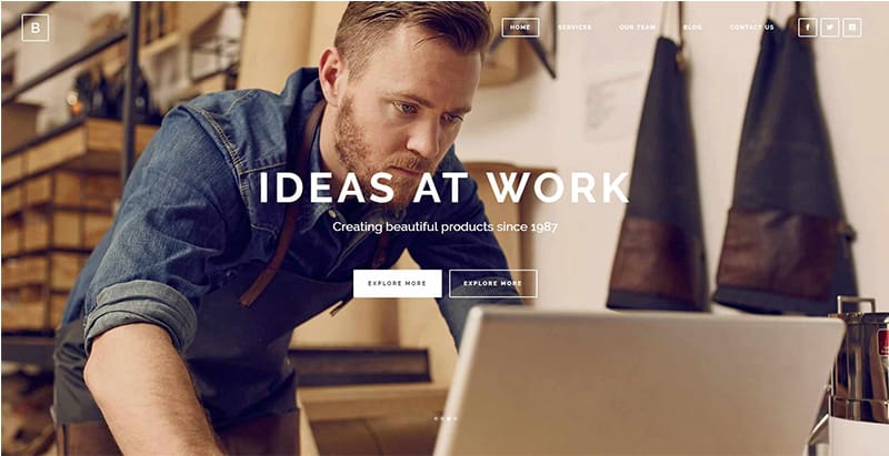 Bridge themes wordpress creer site internet pme entreprise startup Bridge themes wordpress creer site internet pme entreprise startup