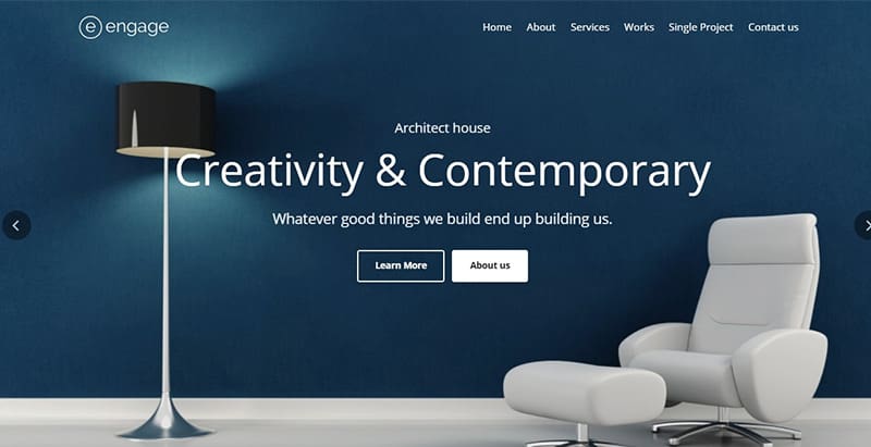 Engage themes wordpress creer site internet entreprise startup pme