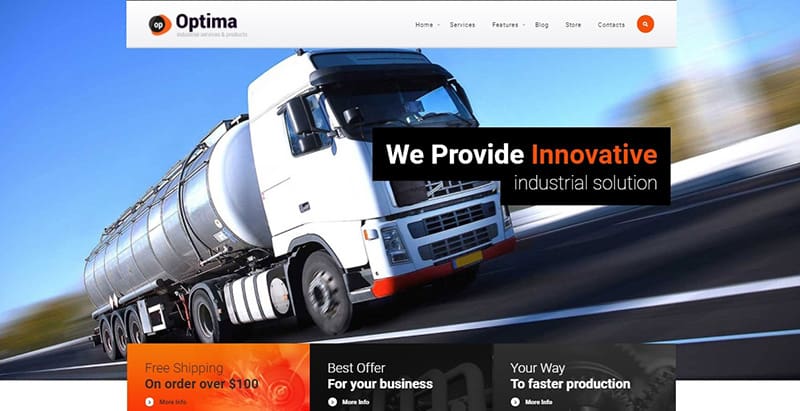 Optima themes wordpress creer site internet entreprise startup pme Optima themes wordpress creer site internet entreprise startup pme