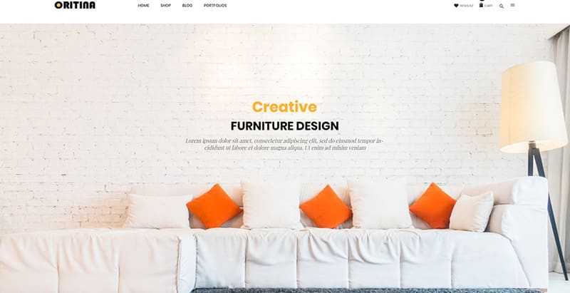Oritina themes wordpress creer site ecommerce boutique en ligne