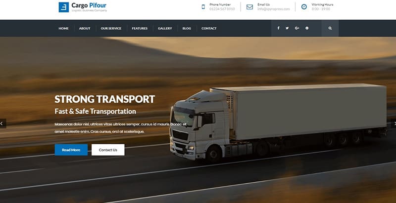 Pifour themes wordpress creer site internet entreprise startup pme