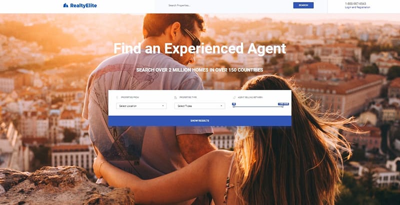 Realtyelite themes wordpress creer site web agence immobiliere