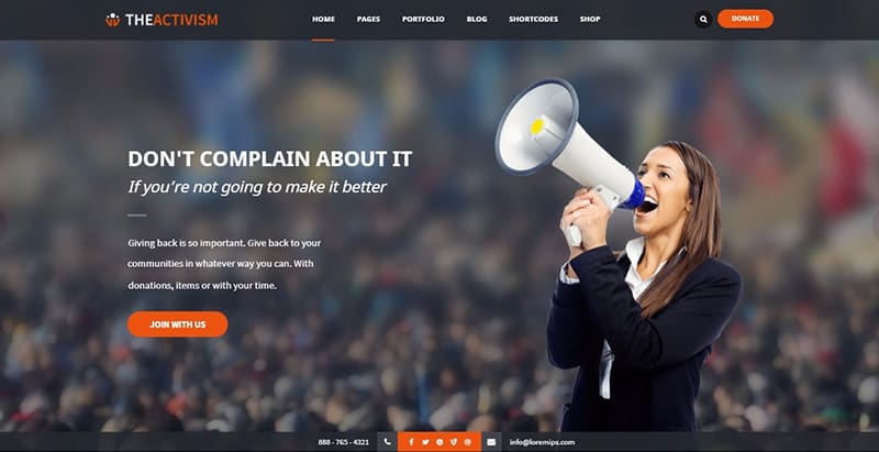 Theactivism themes wordpress creer site internet parti politique Theactivism themes wordpress creer site internet parti politique