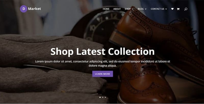 D market divi theme enfant