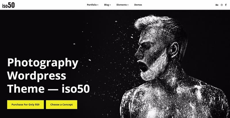 Iso50 themes wordpress creer site web photographe