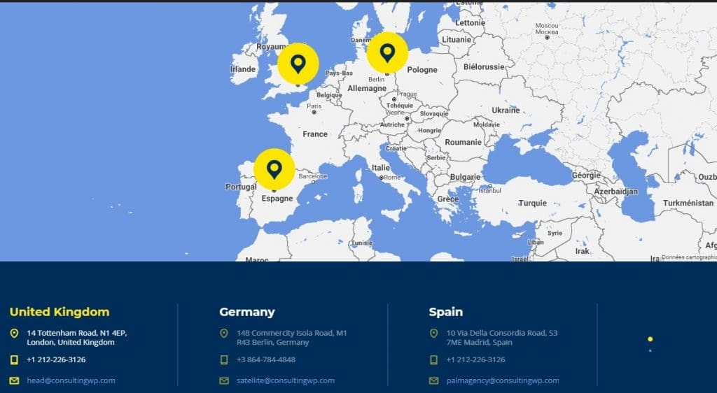 Consulting localisation google map Consulting localisation google map