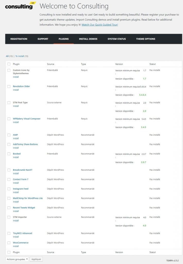 Consulting plugin Consulting plugin
