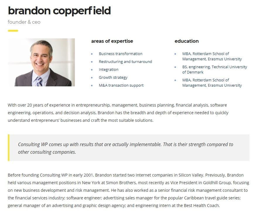 Consulting staff membres details Consulting staff membres details