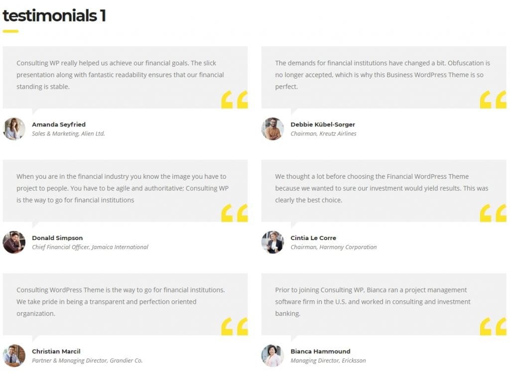 Consulting témoignages Consulting témoignages