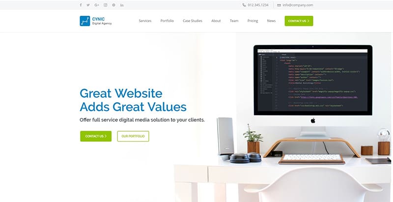 Cynic themes wordpress creer site web entreprise numerique Cynic themes wordpress creer site web entreprise numerique
