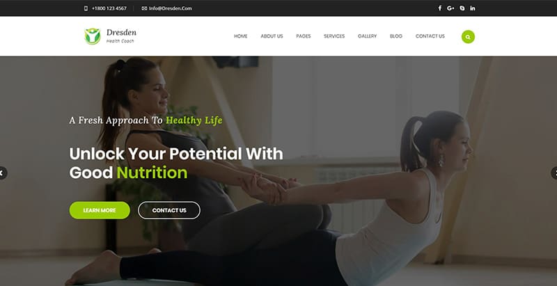 Dresden themes wordpress creer site internet yoga fitness sport Dresden themes wordpress creer site internet yoga fitness sport