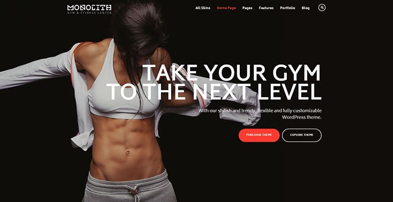 Ester themes wordpress creer site internet club gym fitness sport