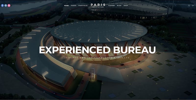 Fatmoon themes wordpress creer site web architecte cabinet architecture